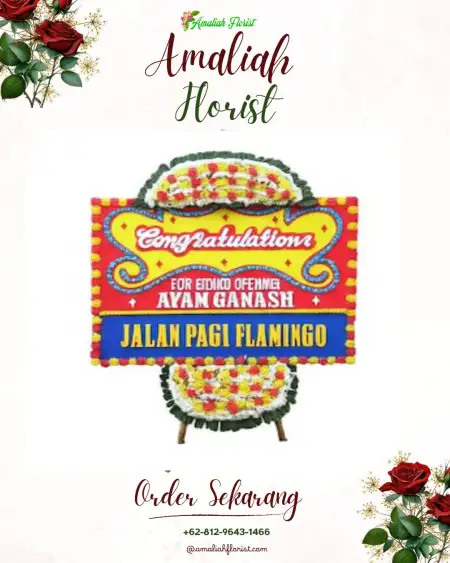 Sewa Papan Bunga Redin
